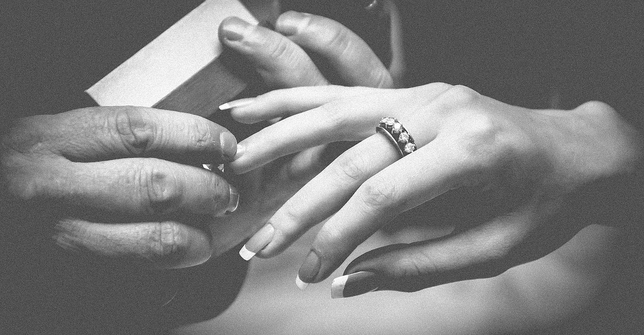 hands ring engagement free photo