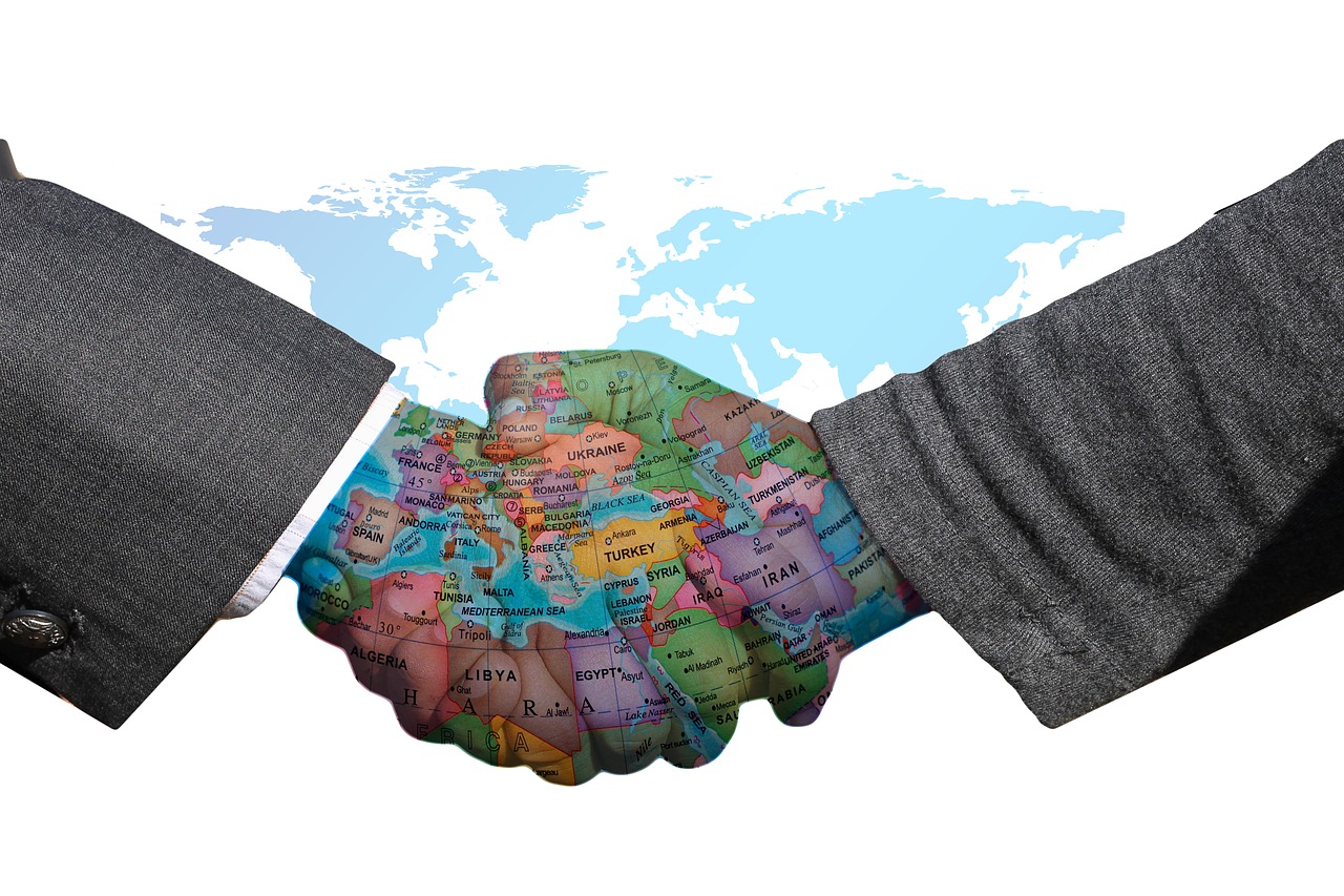 handshake understanding international understanding free photo