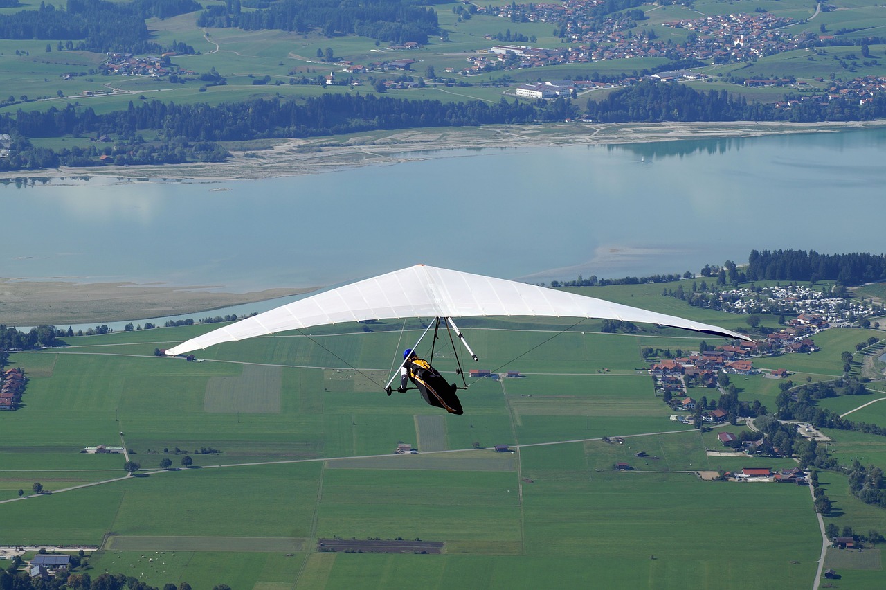 hang glider  hang gliding  air sports free photo