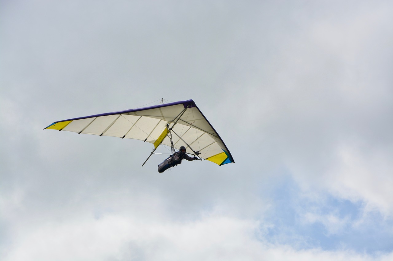 hang gliding or wing deltaest  an aircraft of the free flight  wings flexible free photo