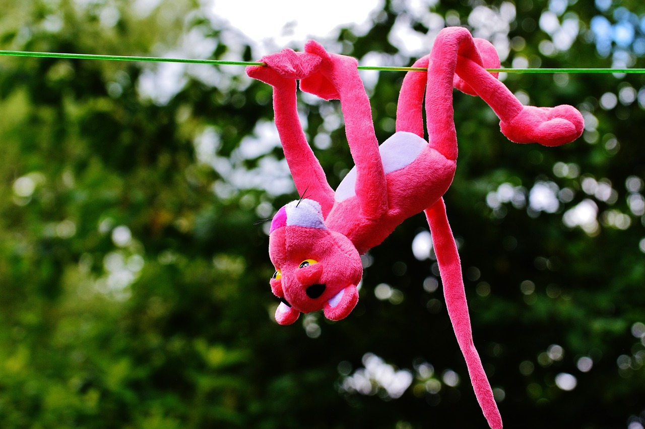 hang out soft toy the pink panther free photo