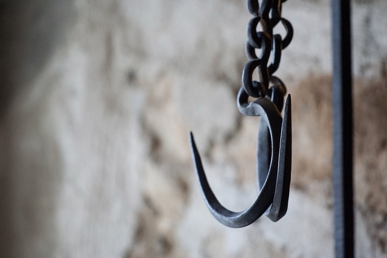 hanging hook  suspension  metal free photo