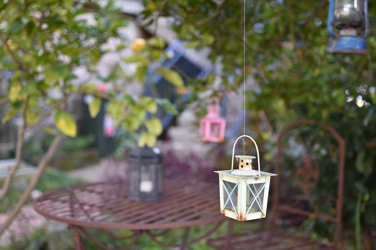 hanging lamp white bokeh free photo