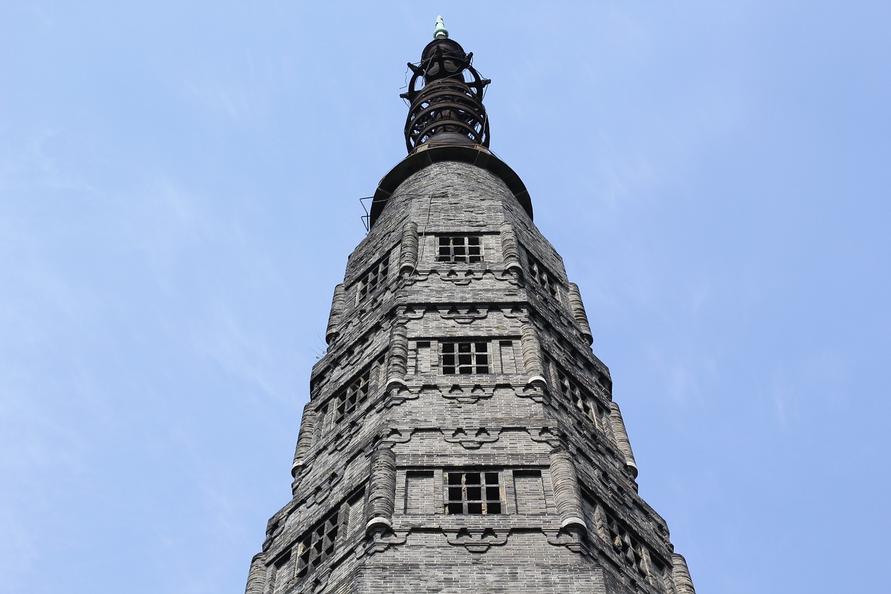 hangzhou tower ancient tower free photo