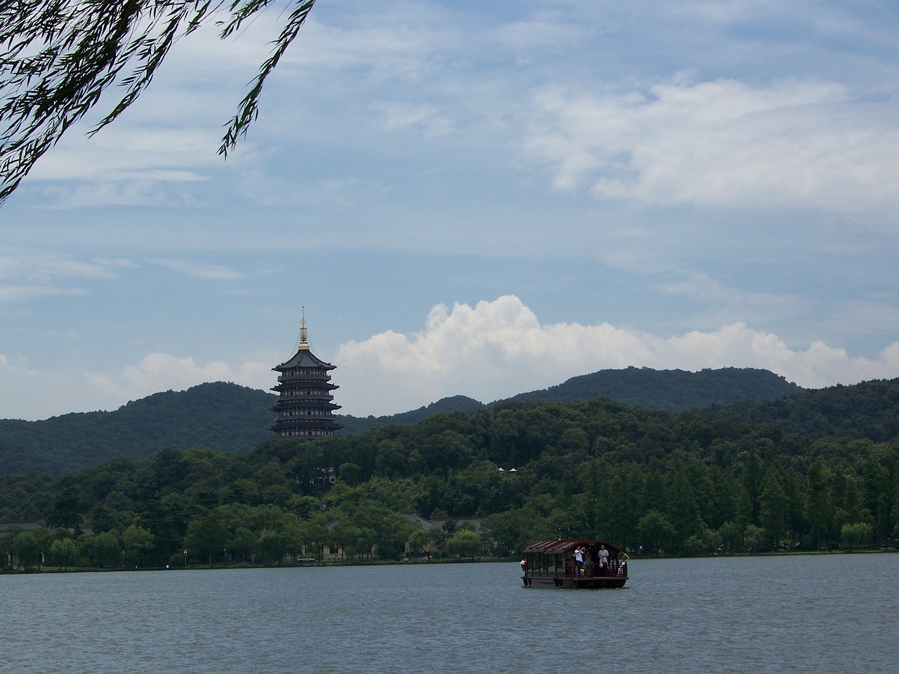 hangzhou west lake pagoda free photo