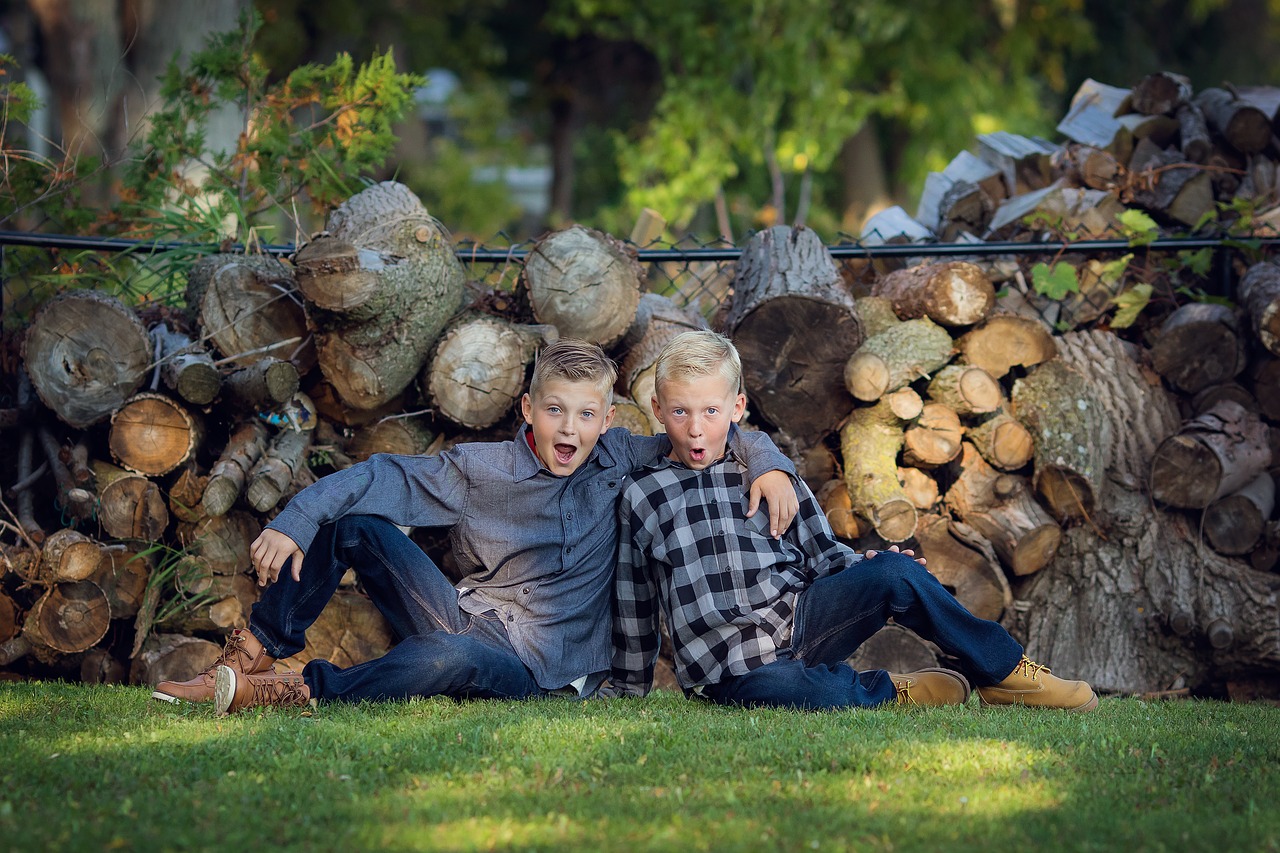 happiness siblings brothers free photo