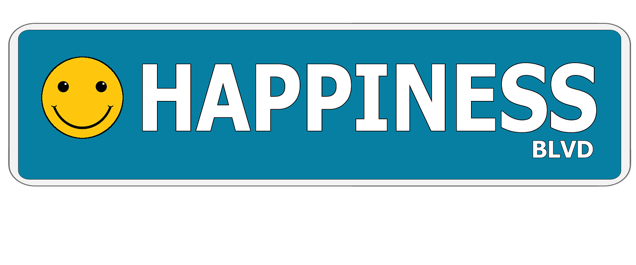 happiness  street sign  smiley face free photo