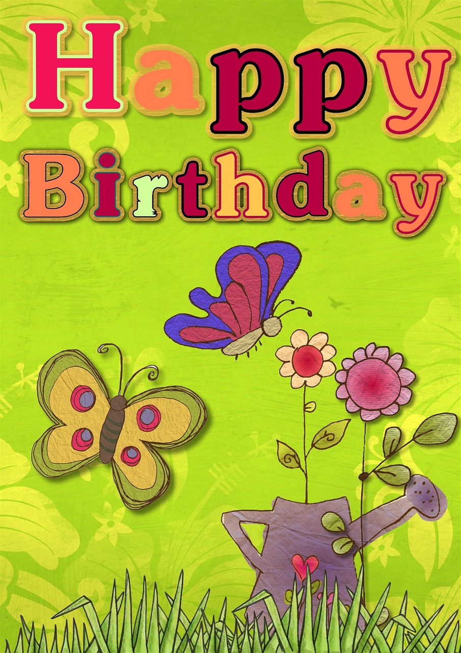 Happy,birthday,card,greeting,green - free image from needpix.com