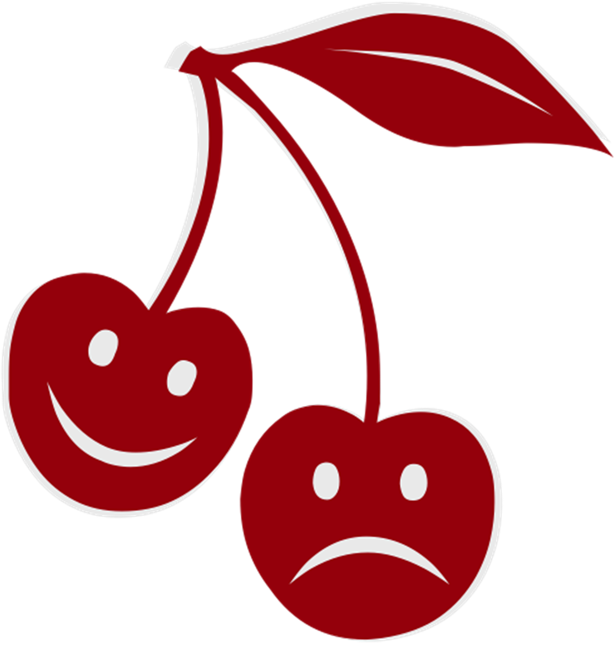 happy sad cherry free photo