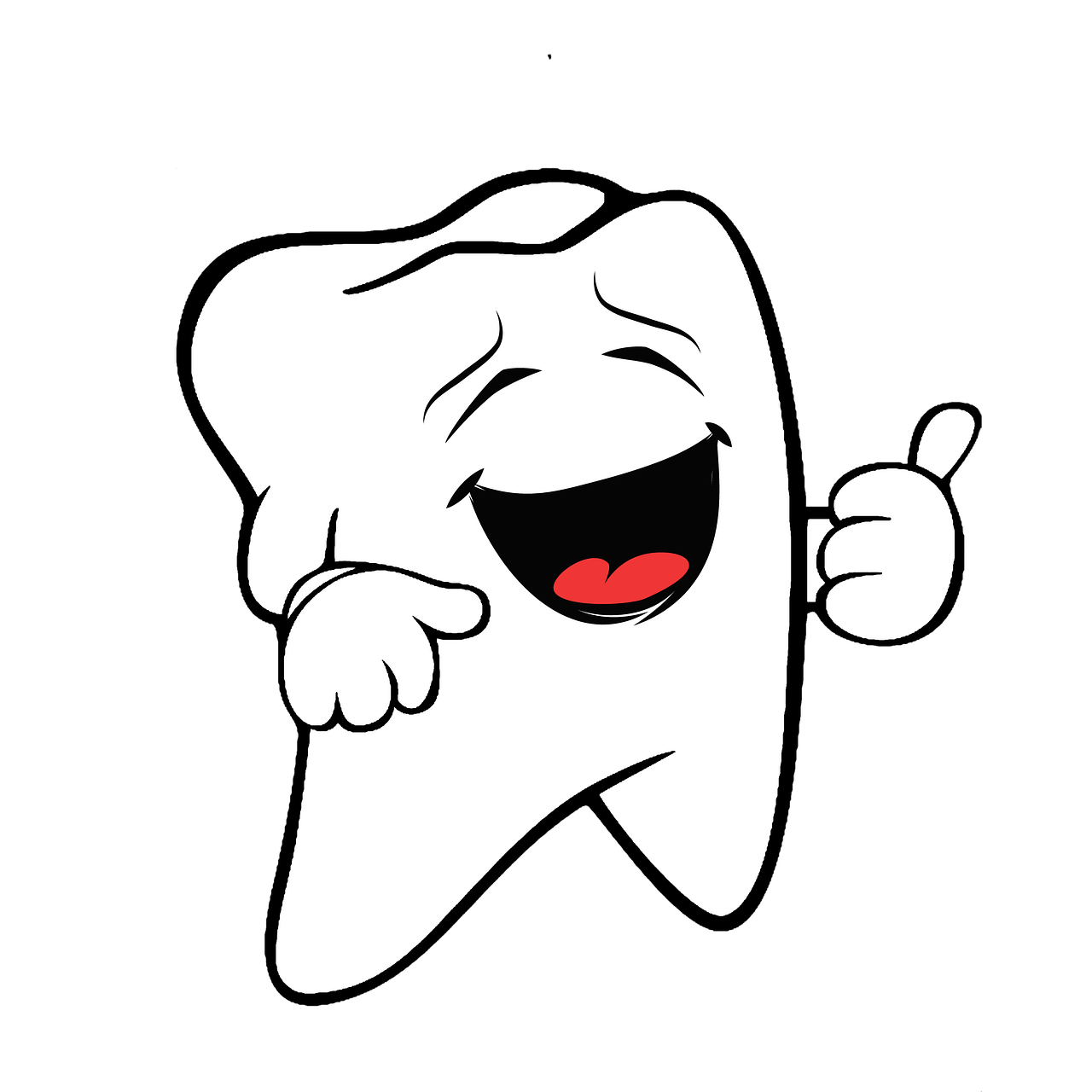 happy tooth clipart free photo