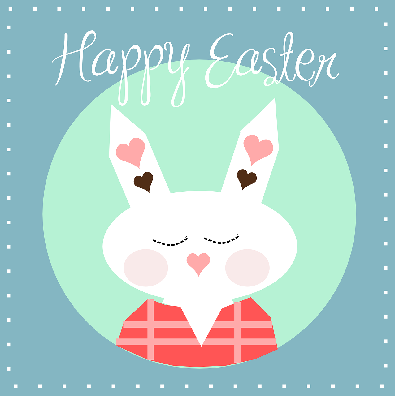 happy easter bunny free photo