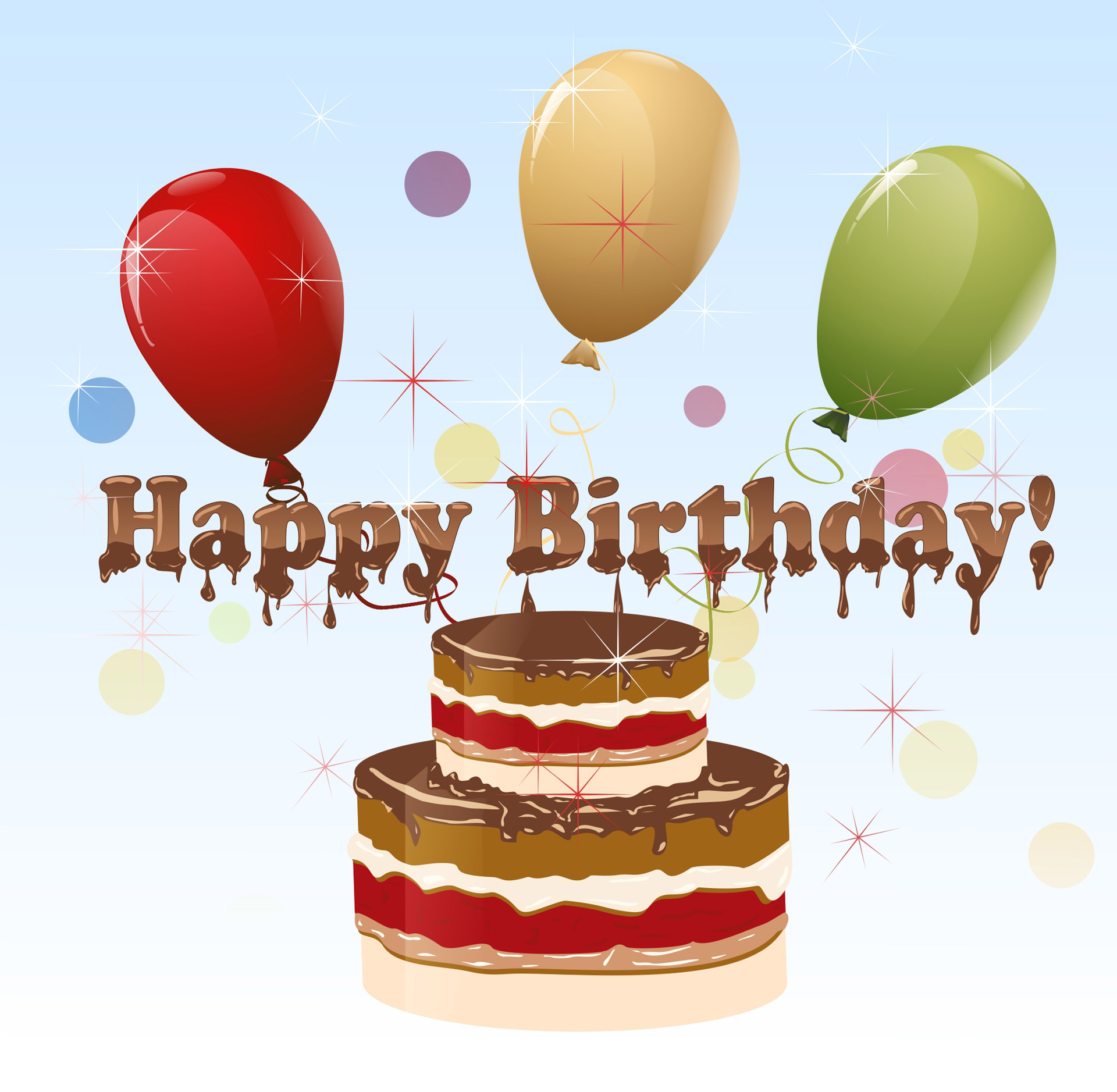 birthday vector card free photo