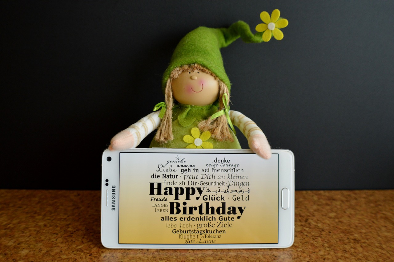 happy birthday birthday greeting free photo