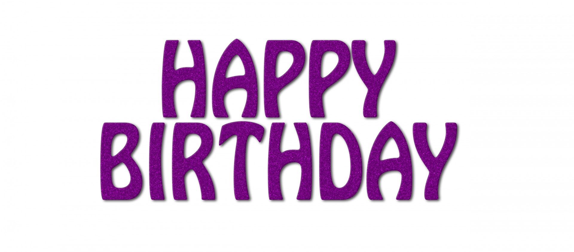 happy birthday text purple free photo