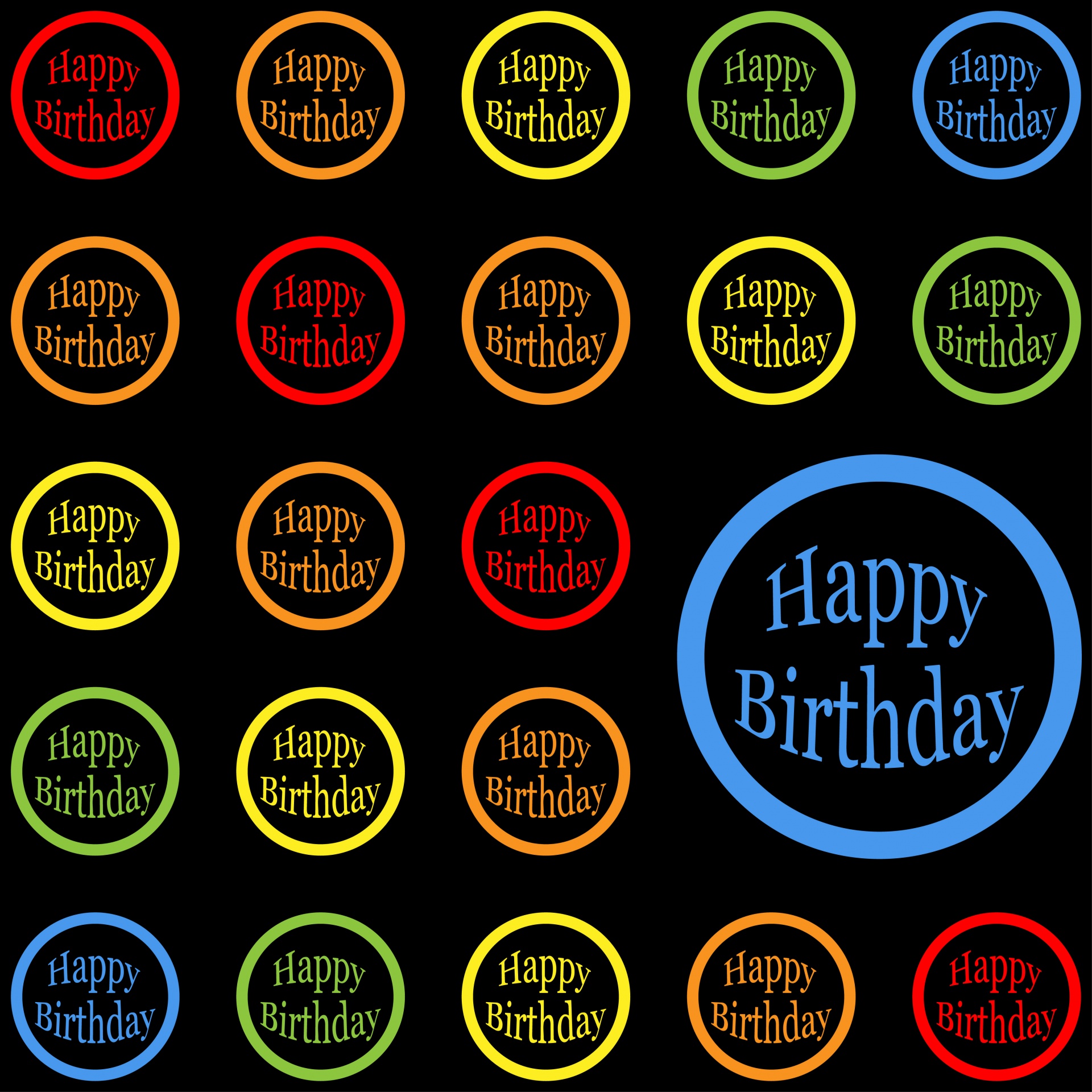 Happy birthday,birthday,happy,colorful,background - free image from