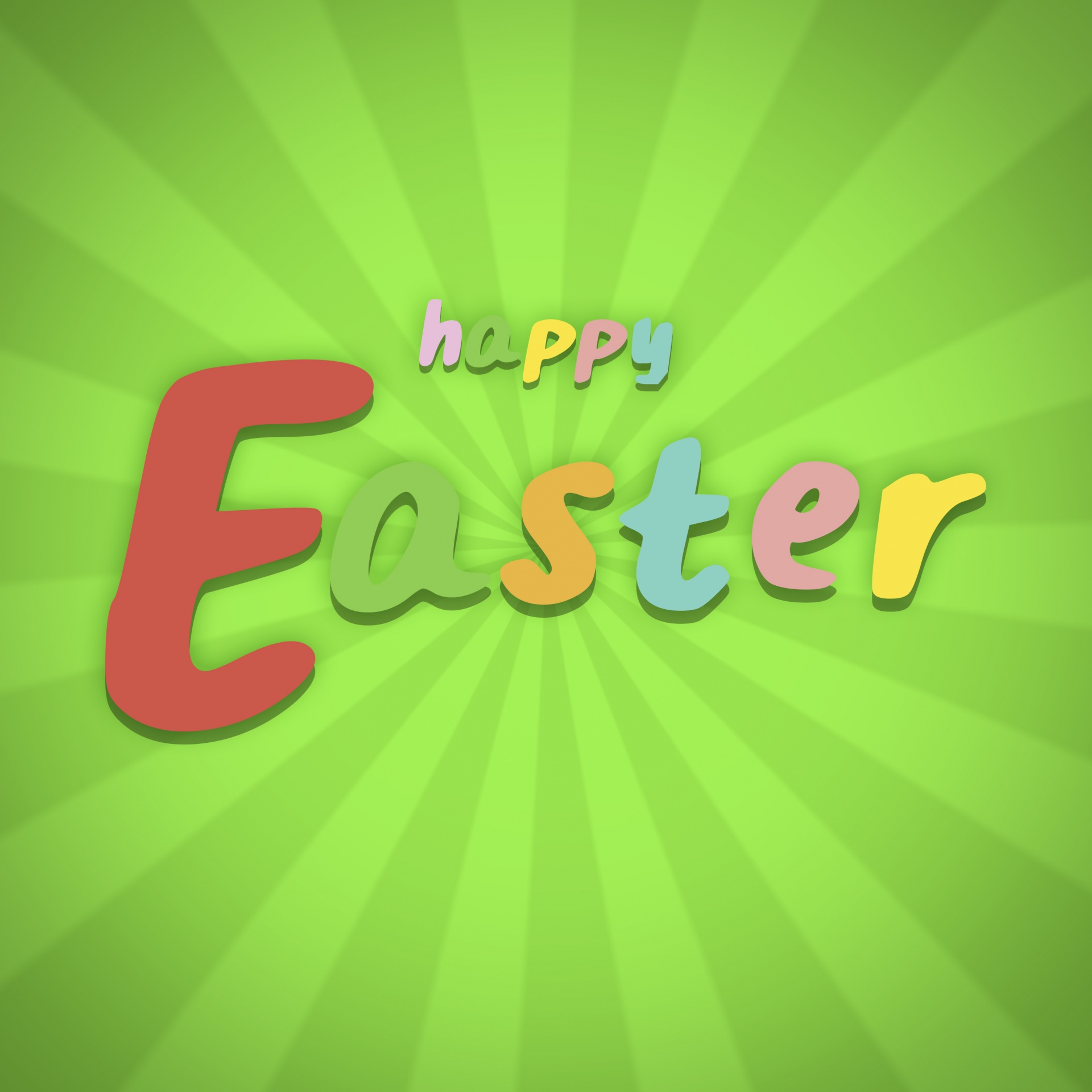 easter happy text free photo