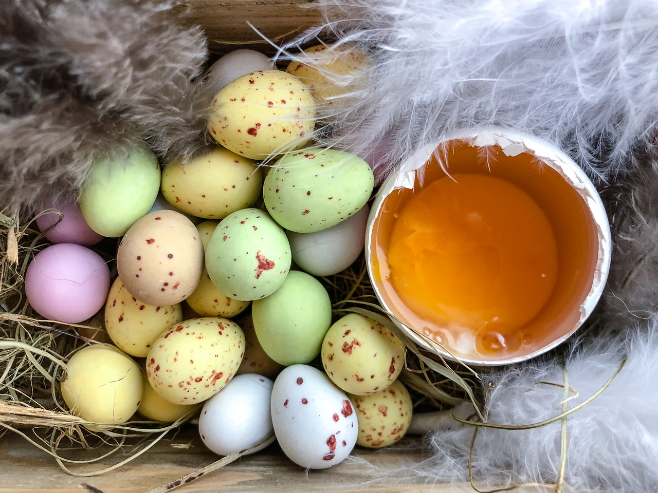 happy easter easter easter eggs free photo