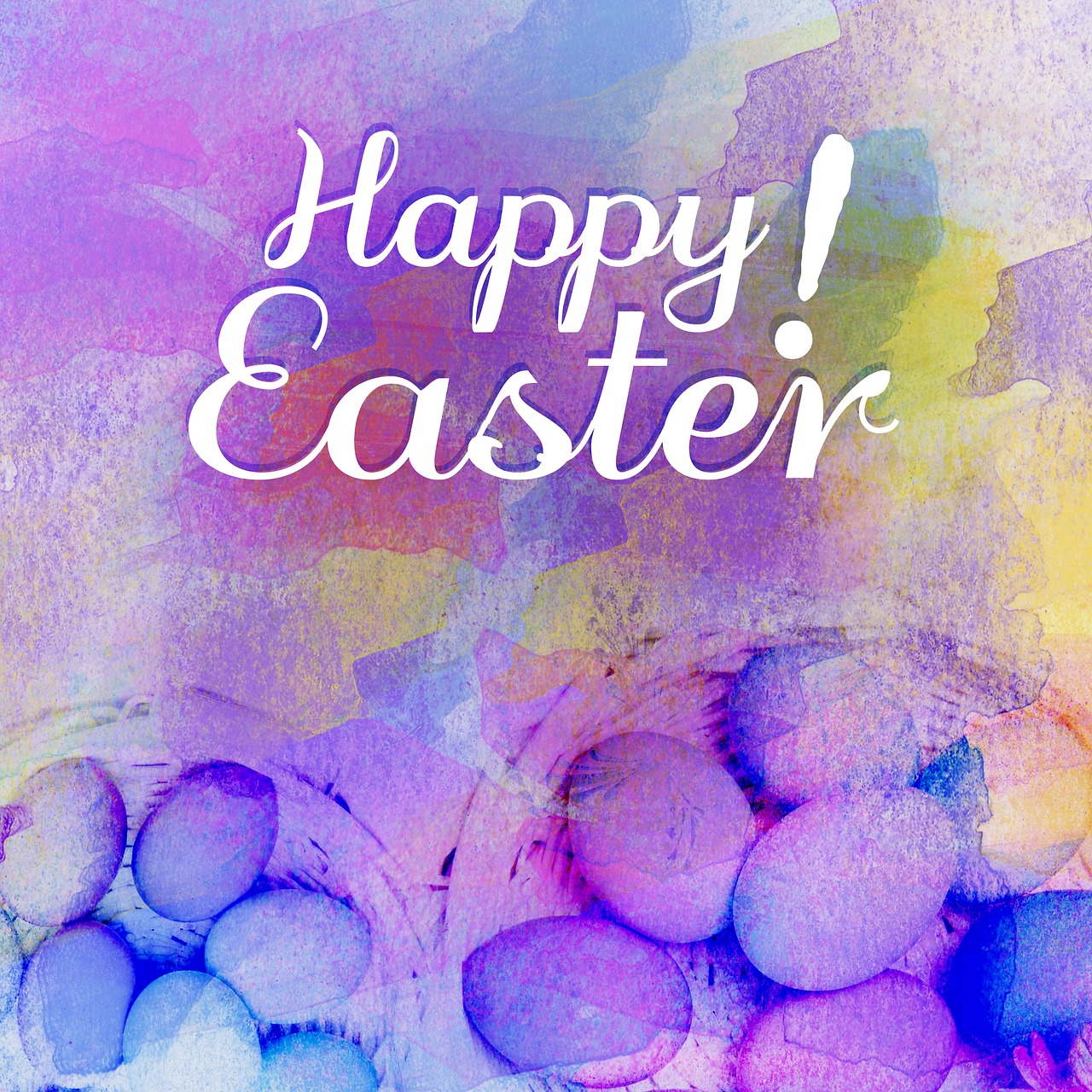 happy easter holidays congratulations free photo