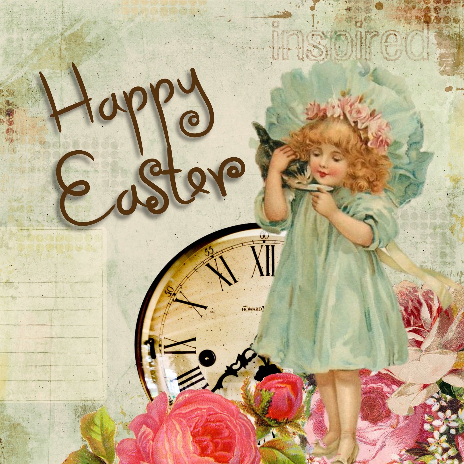 happy easter ecard free photo