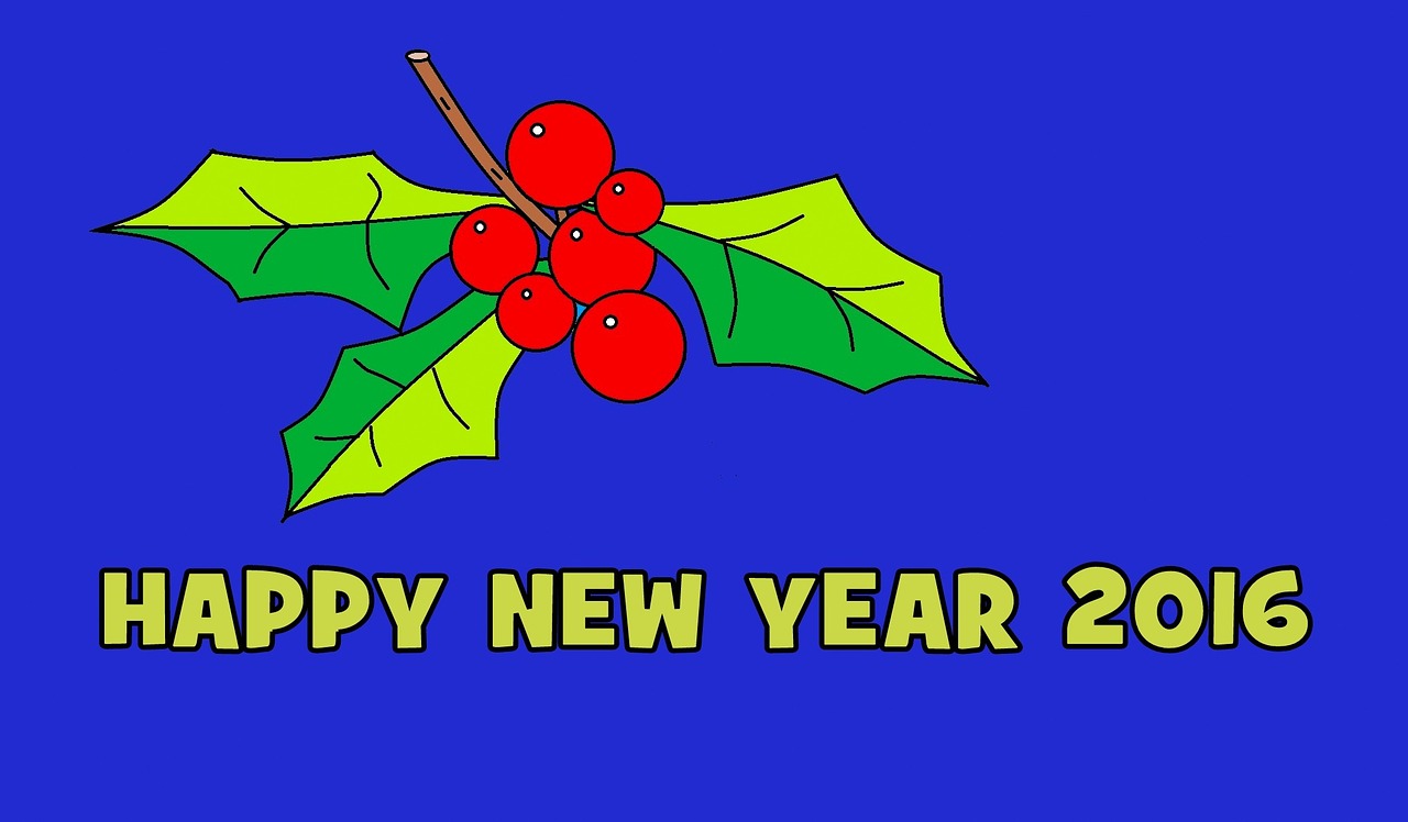 happy new year congrats 2016 free photo