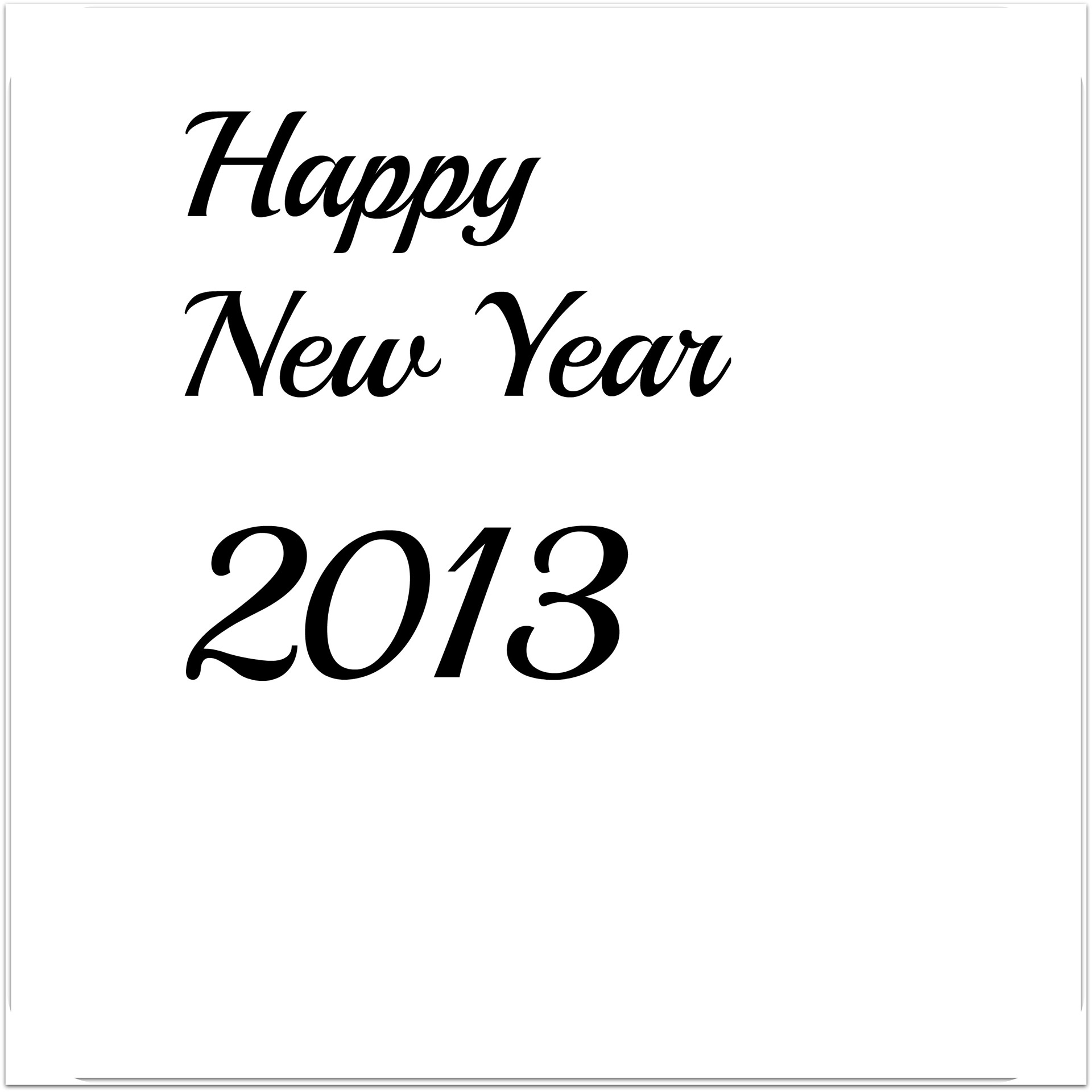 happy new year 2013 free photo