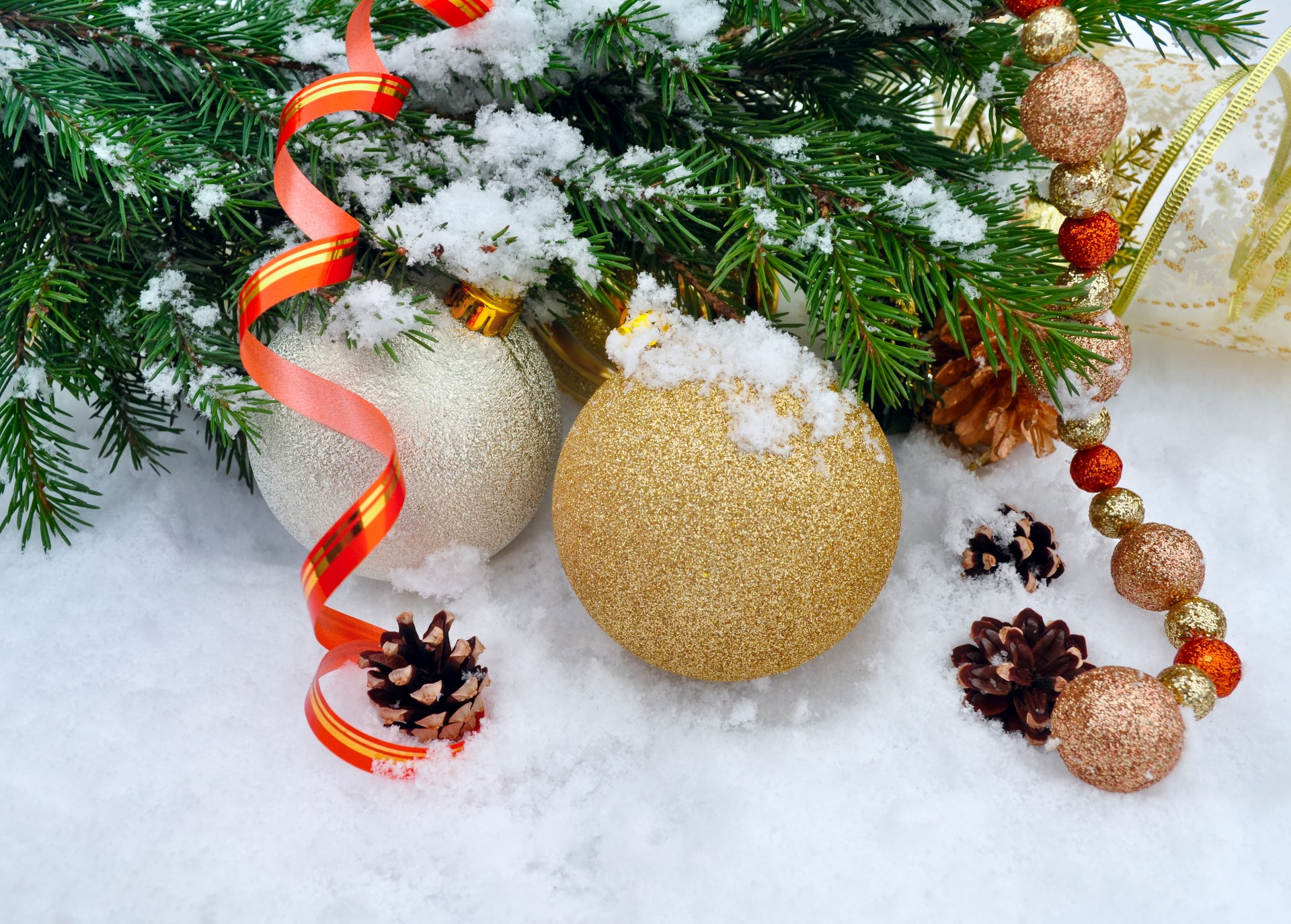 background balls christmas free photo