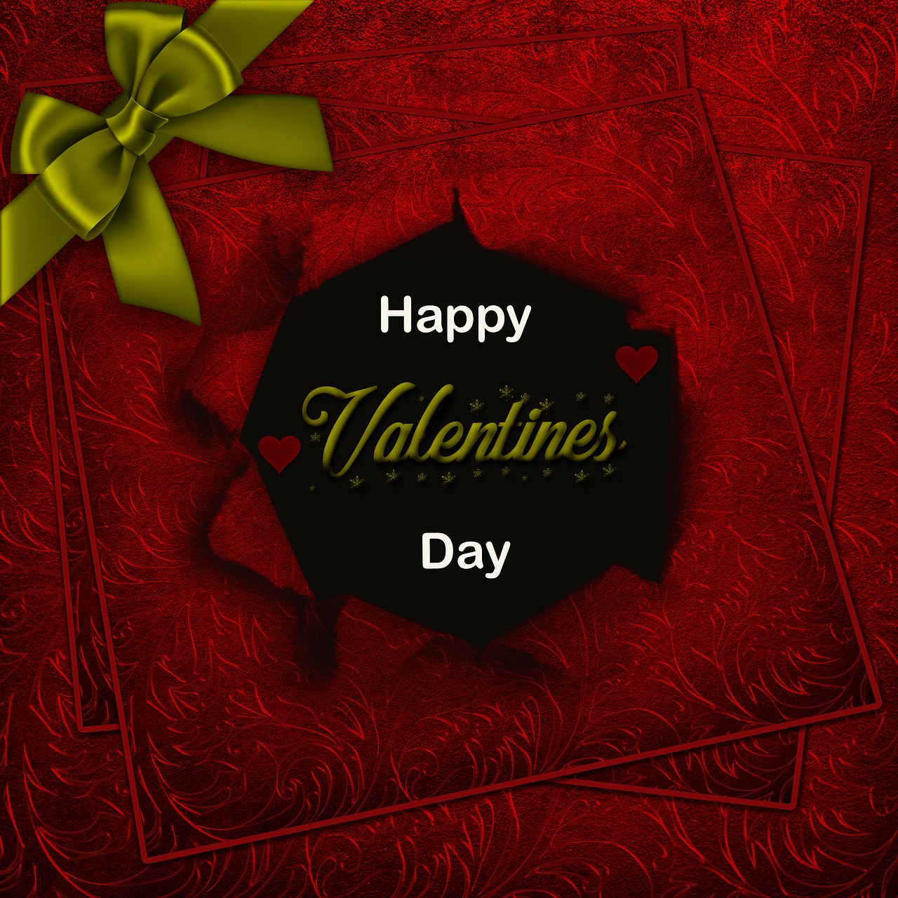 happy valentine's day background red free photo