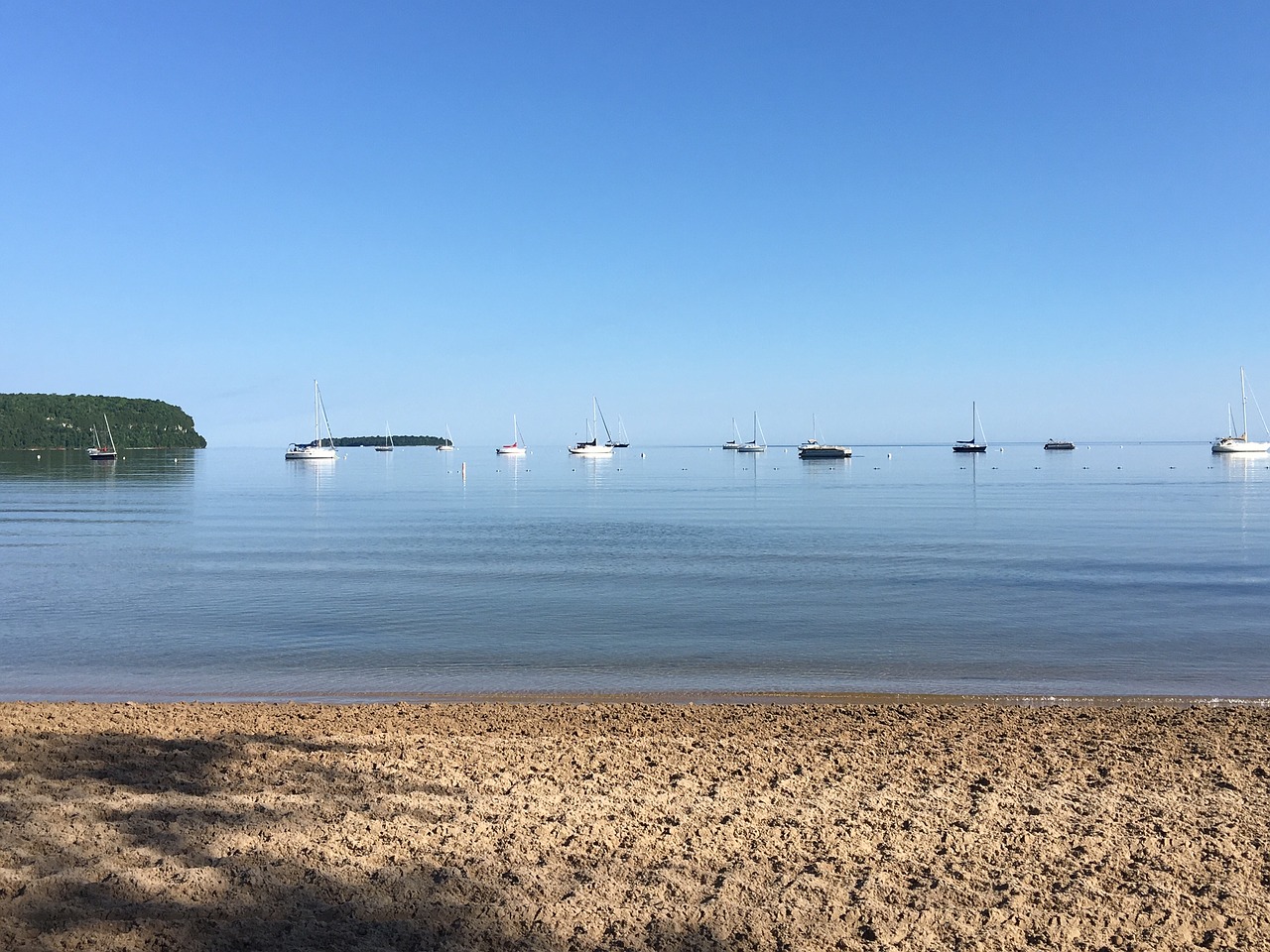 harbor ephraim sailboats free photo