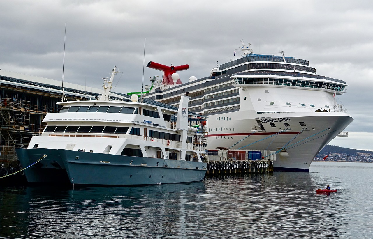 harbour cruise ship vessels free photo