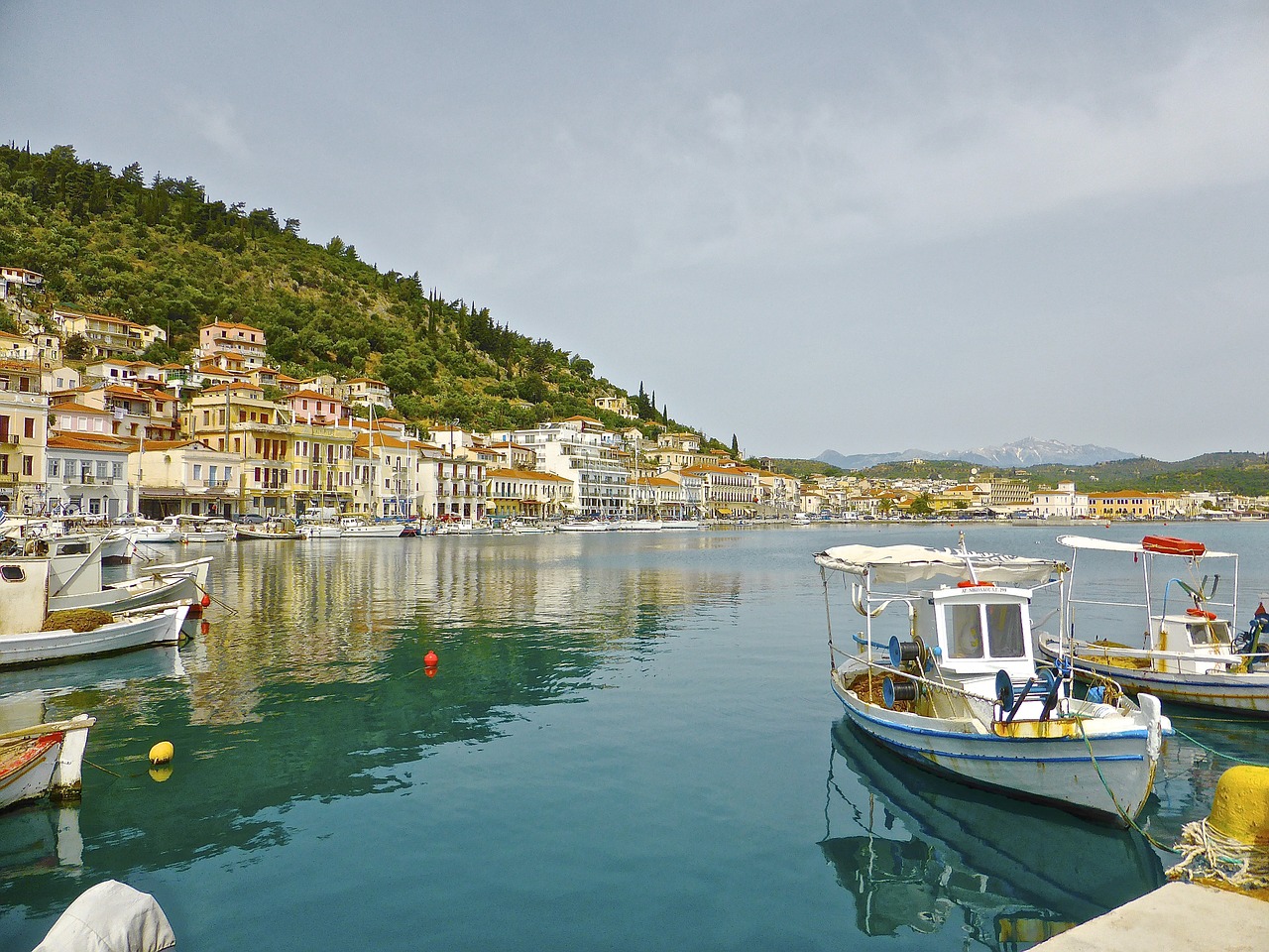 harbour port boats free photo