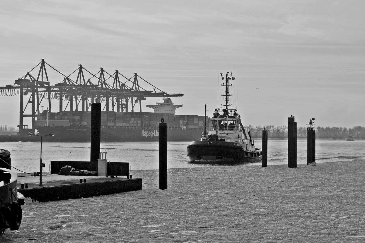 harbour cruise port motifs monochrome free photo