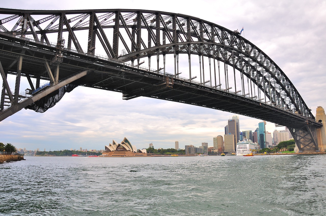 harbourbridge sydney australia free photo