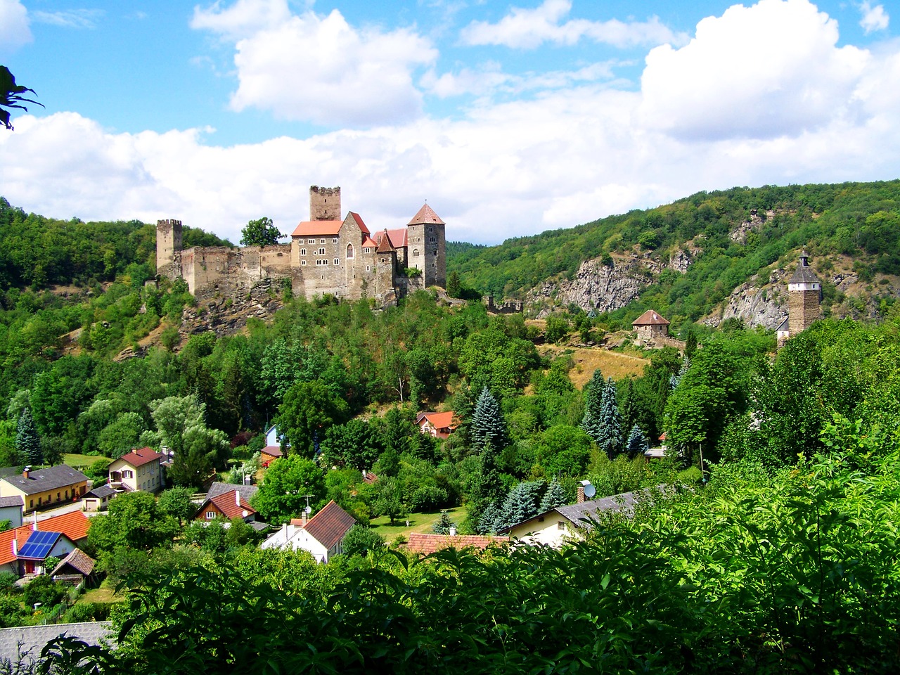 hardegg castle landscape austria free photo