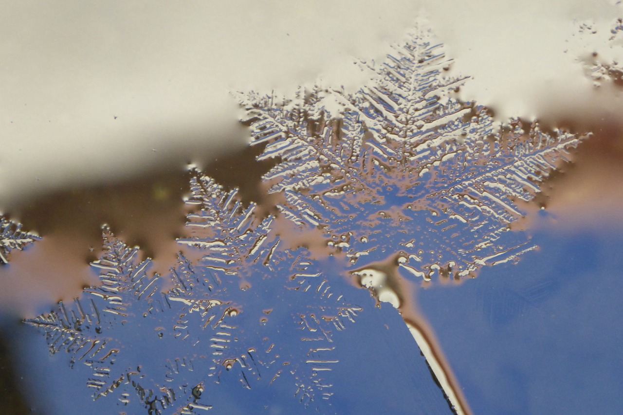 hardest ice crystal winter free photo