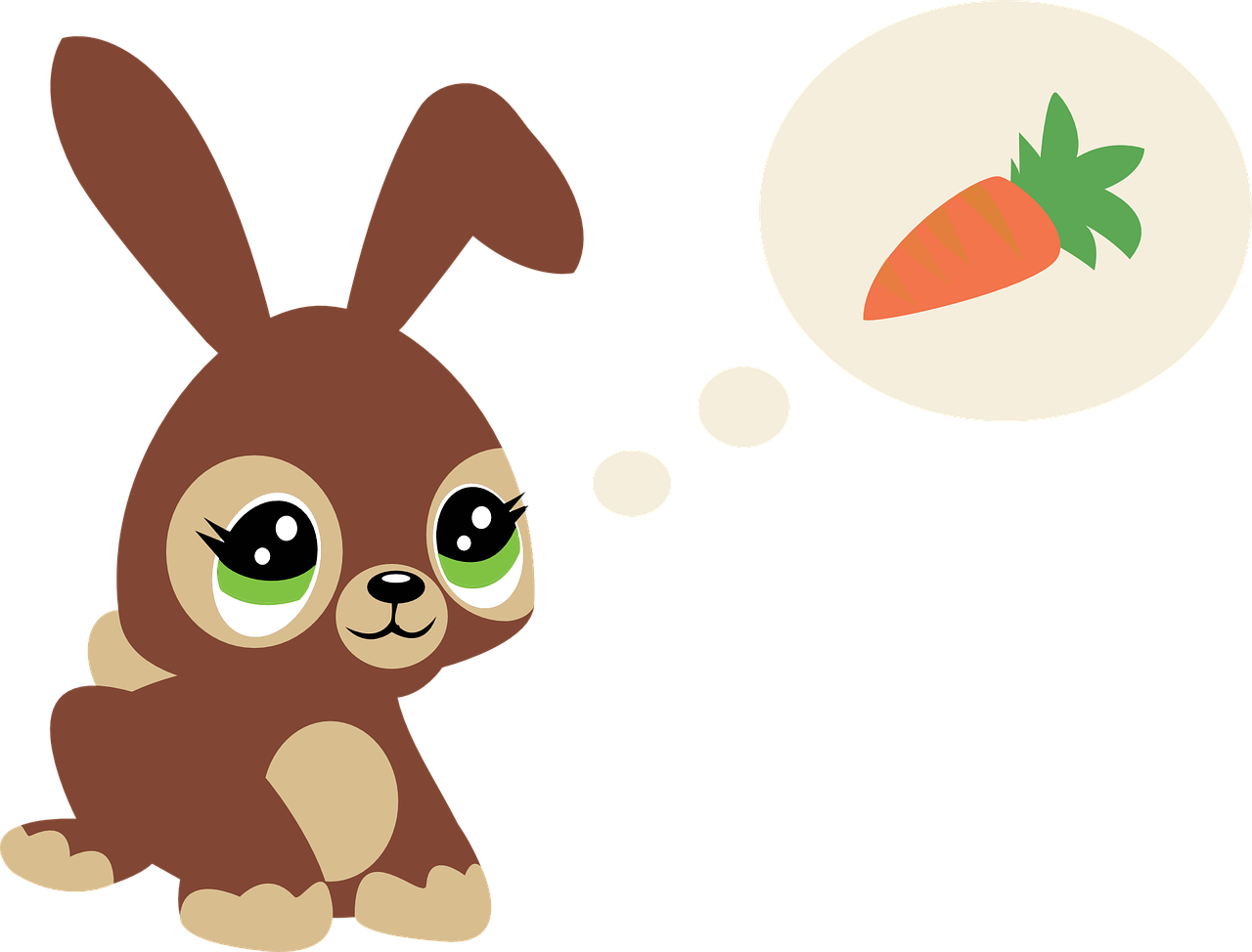 hare carrots cute free photo