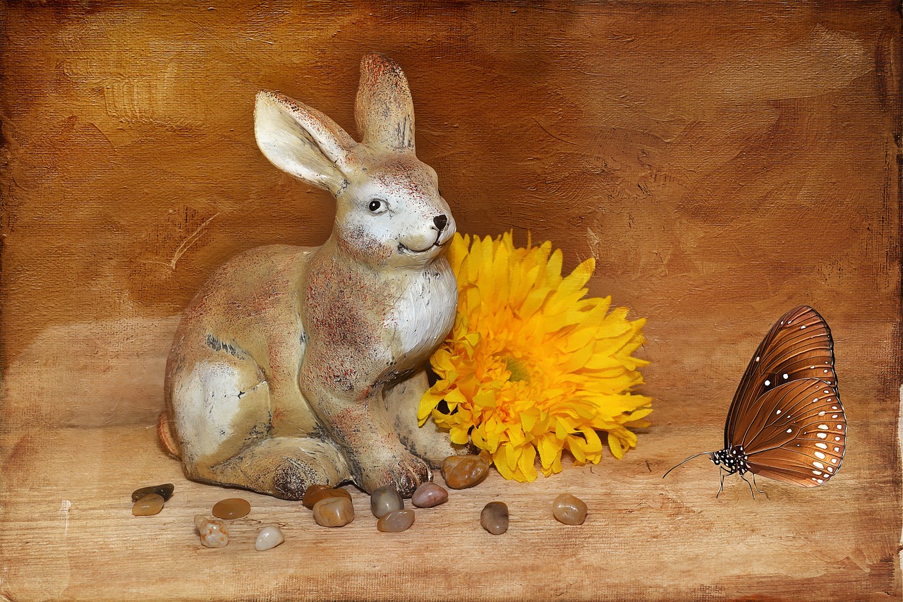 hare easter bunny dekohase free photo
