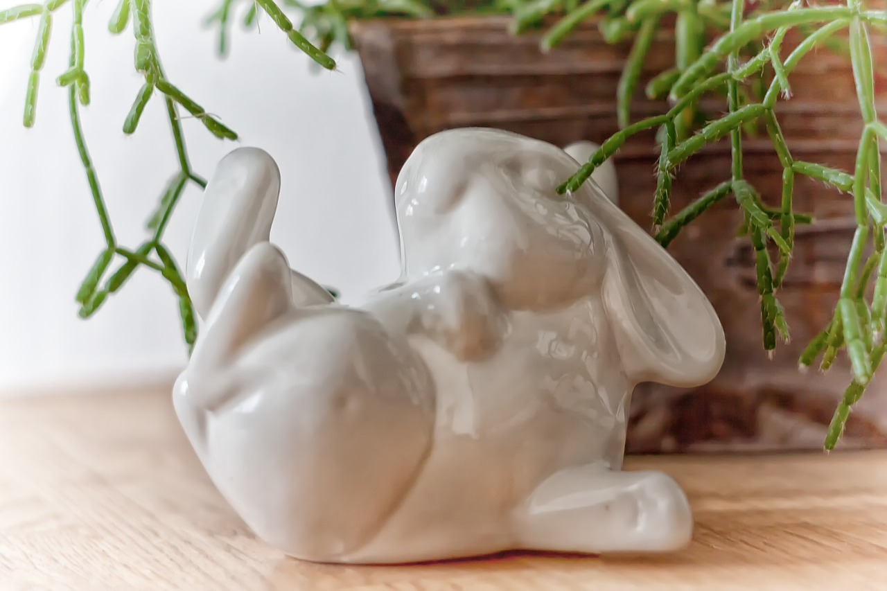 hare easter figure free photo