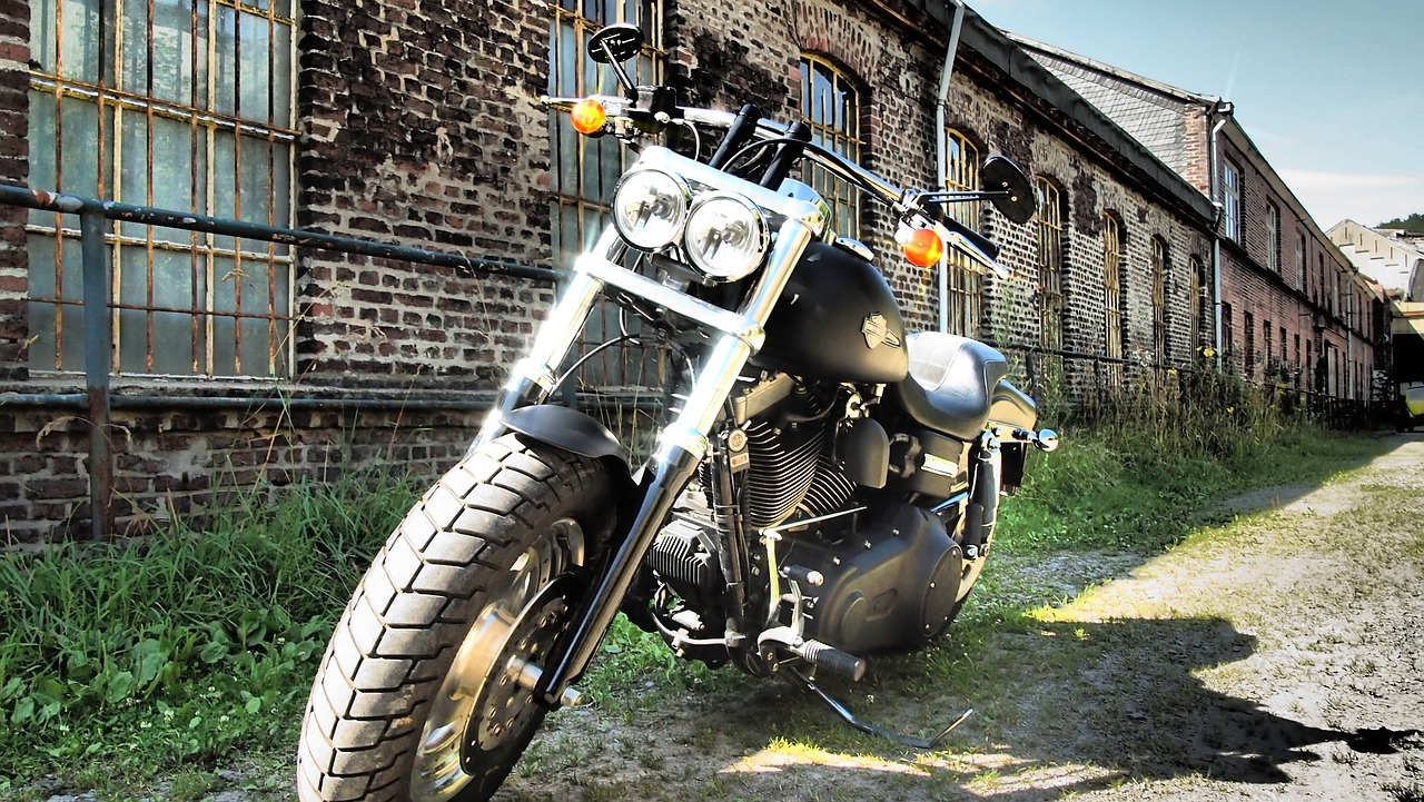 harley fat bob factory free photo