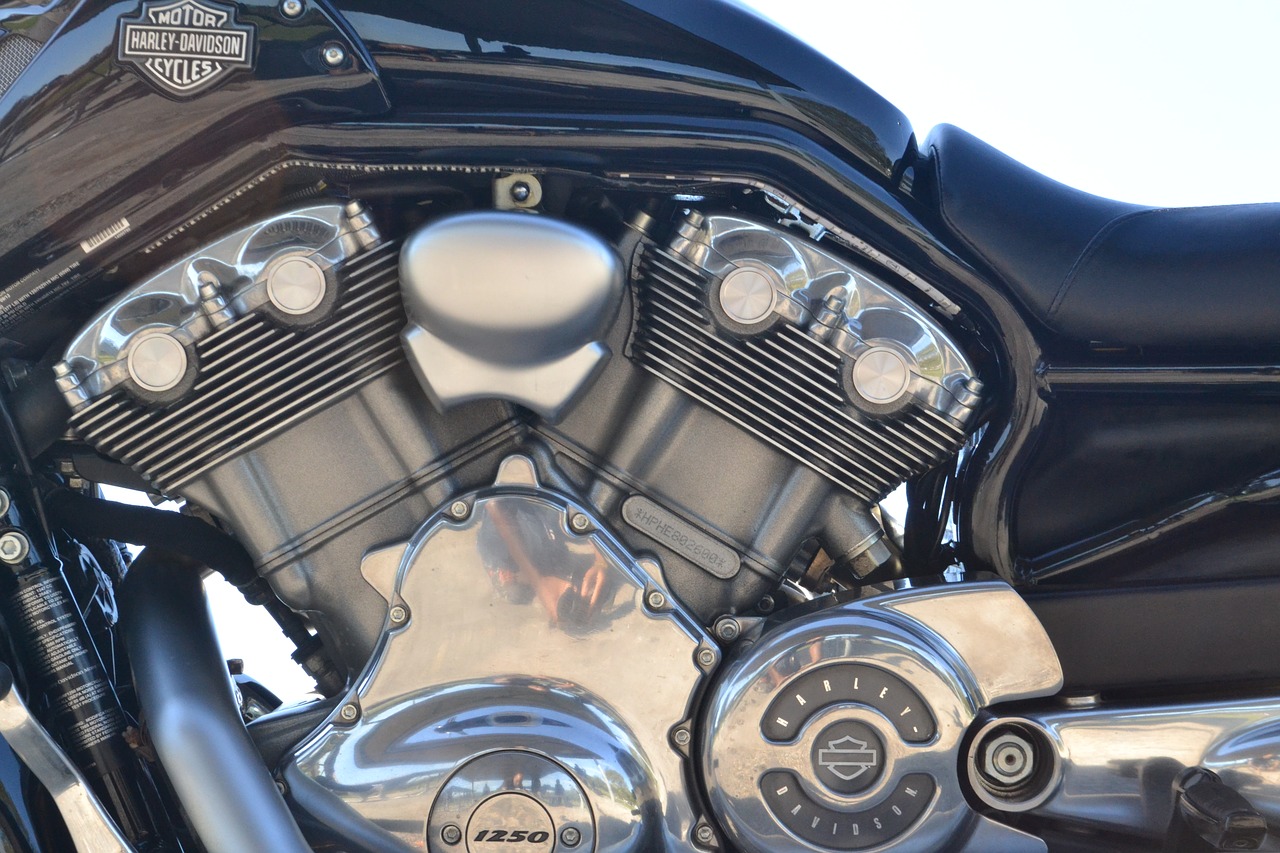 harley davidson motorcycle engine free photo