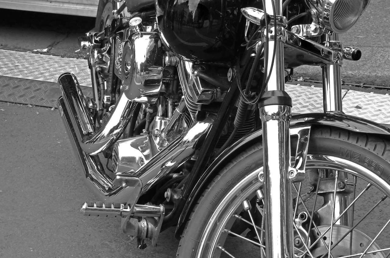 harley davidson  motorcycle  chrome free photo