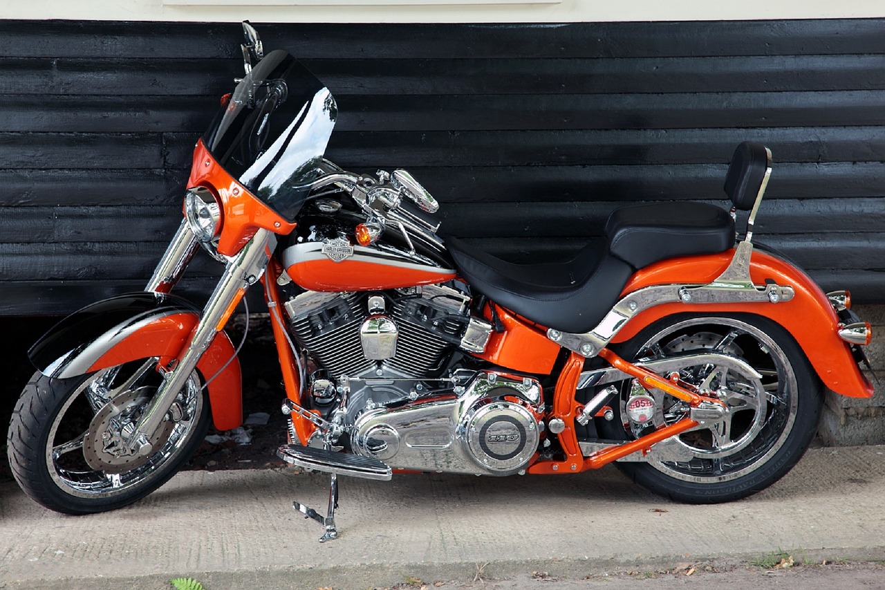 harley davidson motorcycle machine free photo