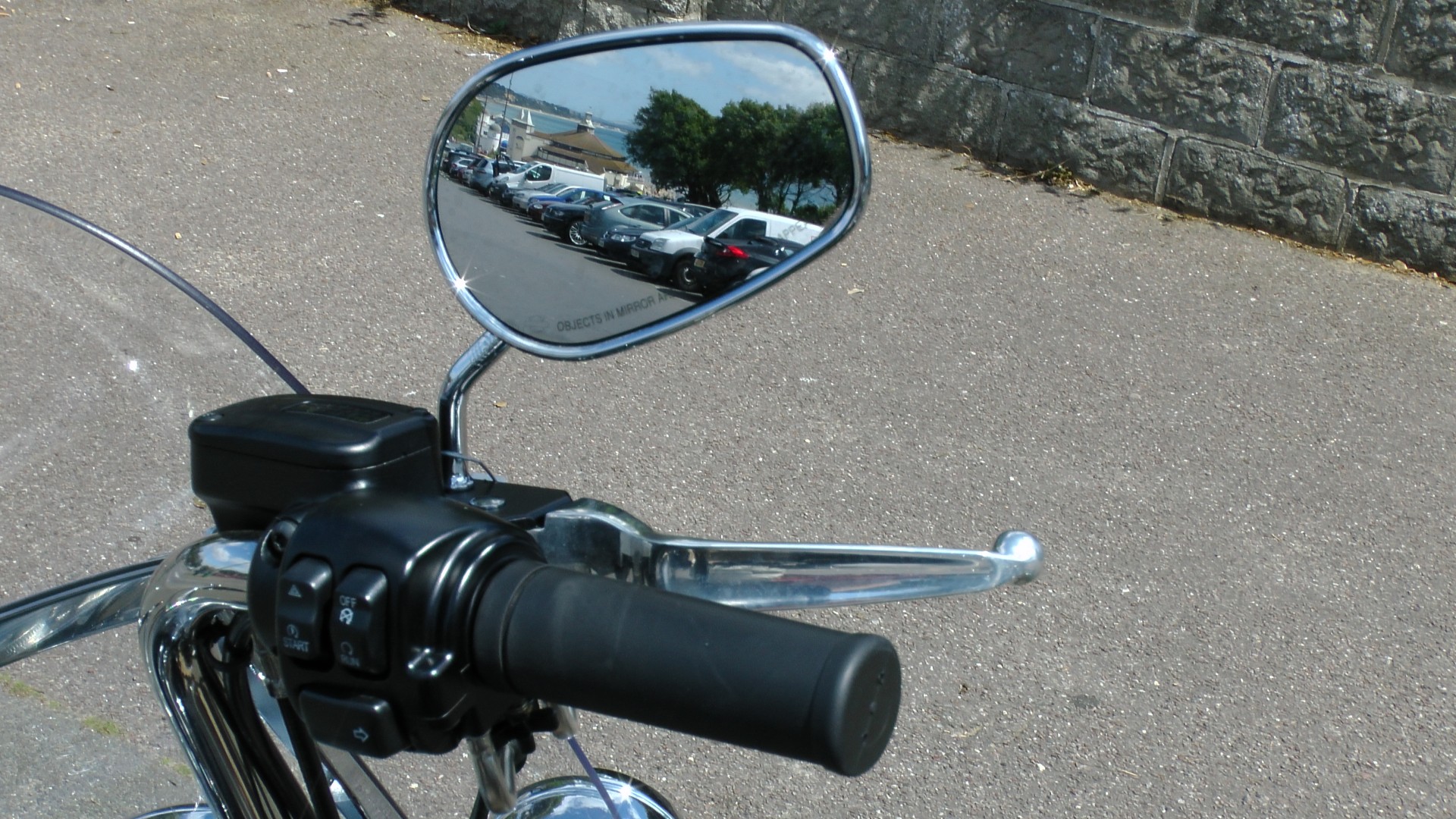 harley davidson throttle mirror free photo