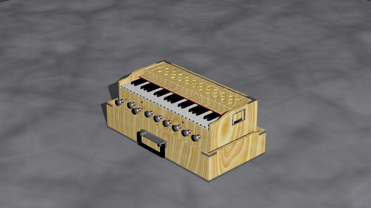 harmonium music musical instrument free photo