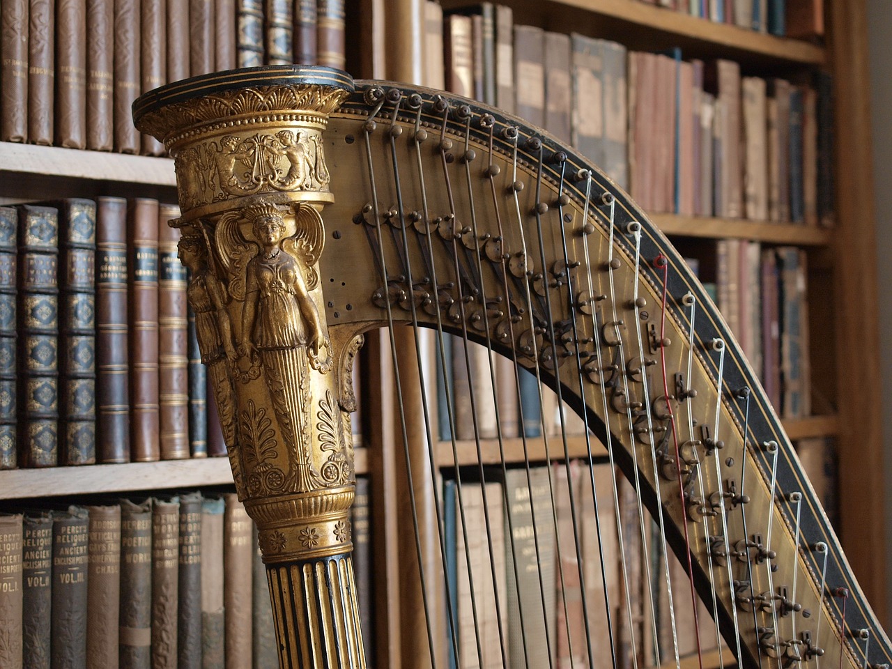 harp music library free photo