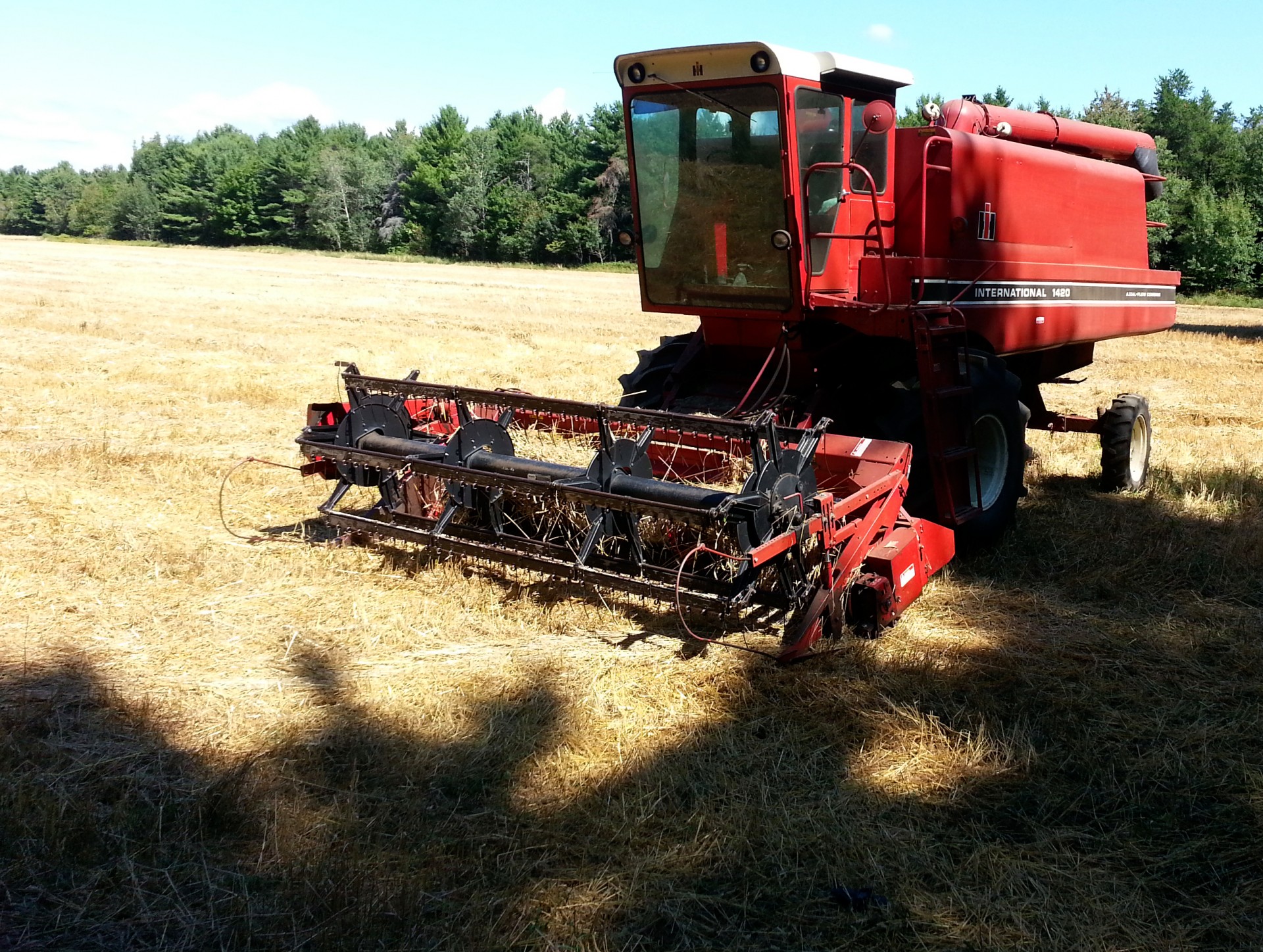 harvester harvest summer free photo