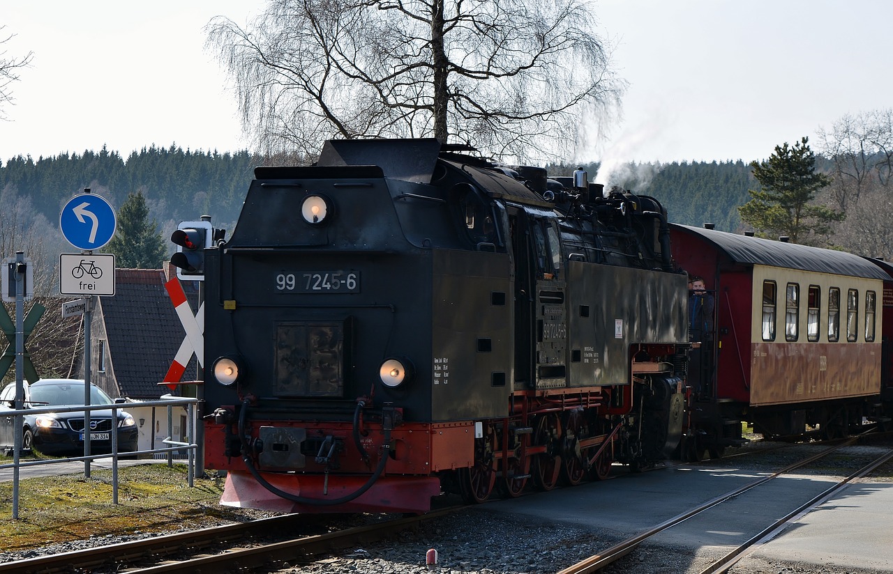 harzquerbahn  steam locomotive  narrow gauge free photo