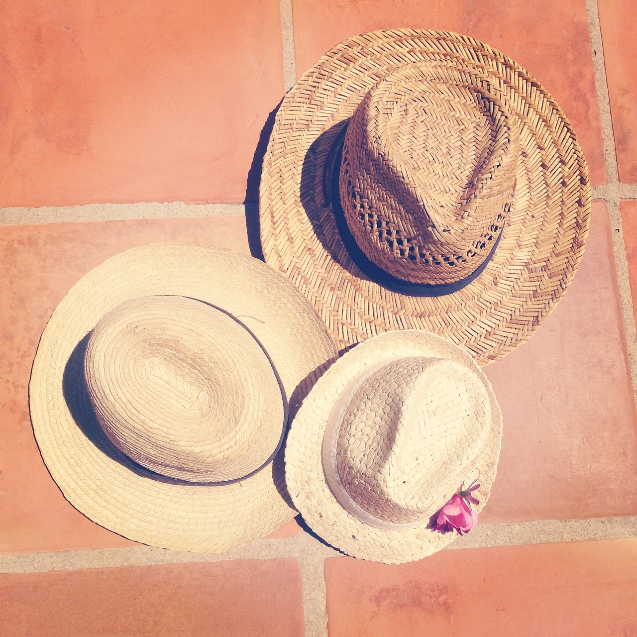 hat family summer free photo