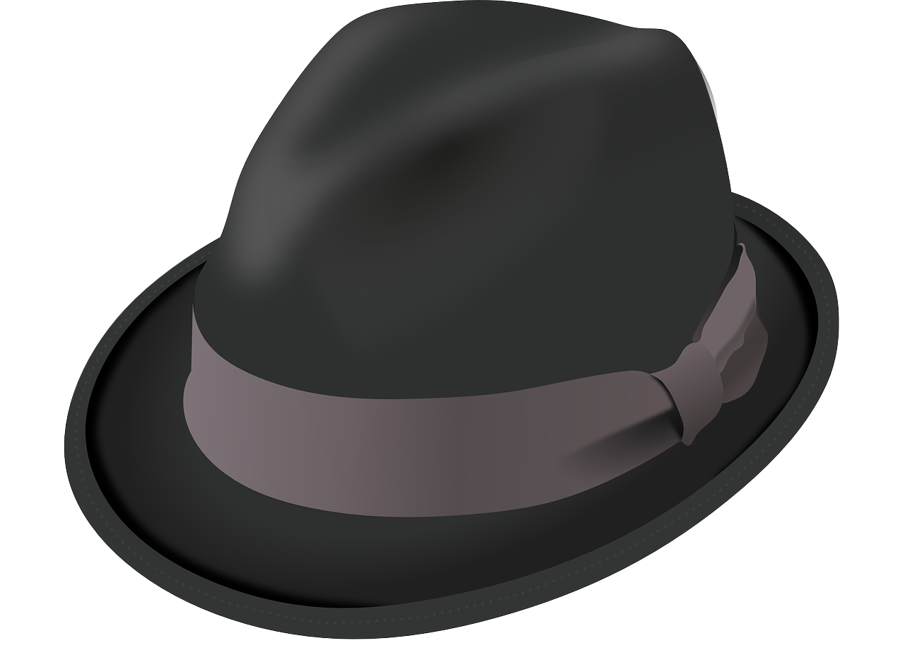 hat trilby black free photo