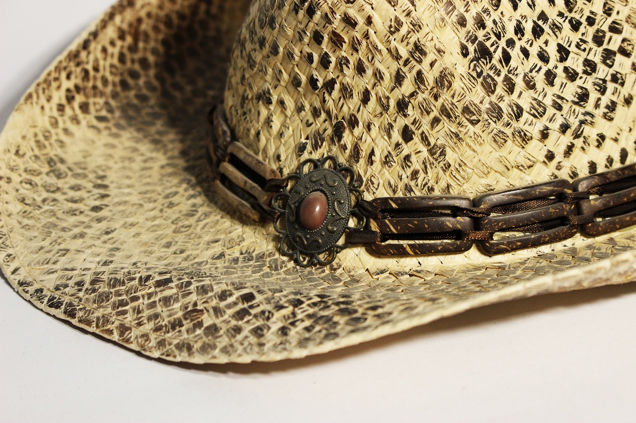 hat cowboy detail free photo