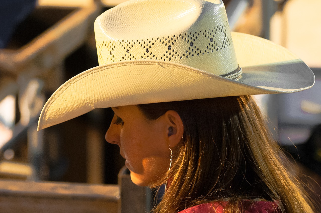hat rodeo woman free photo